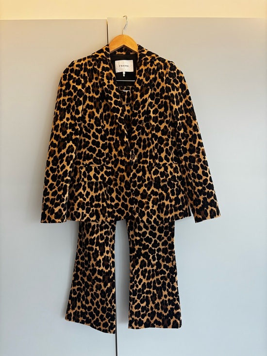 Frame Denim Jackets & Blazers - Frame Leopard Print Blazer and Trousers